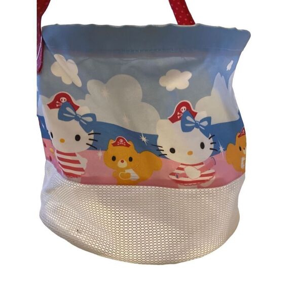 Hello Kitty Pirate Carrying Bag Tote Purse Kawaii Beach Coastal - Picture 2 of 9